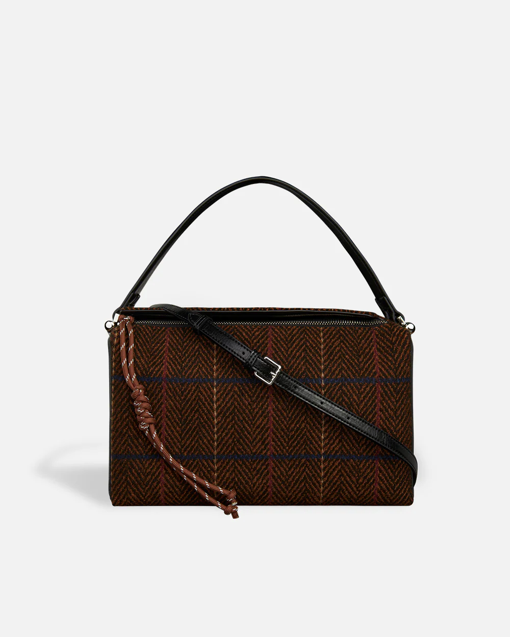 Chicago Bag Tartan Black - Image 3