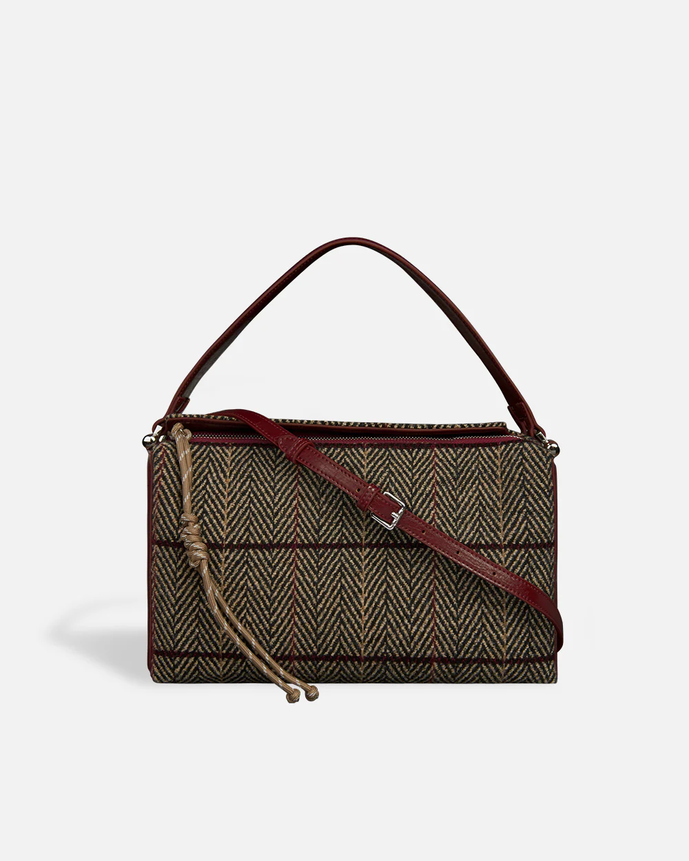 Chicago Bag Tartan Red - Image 3