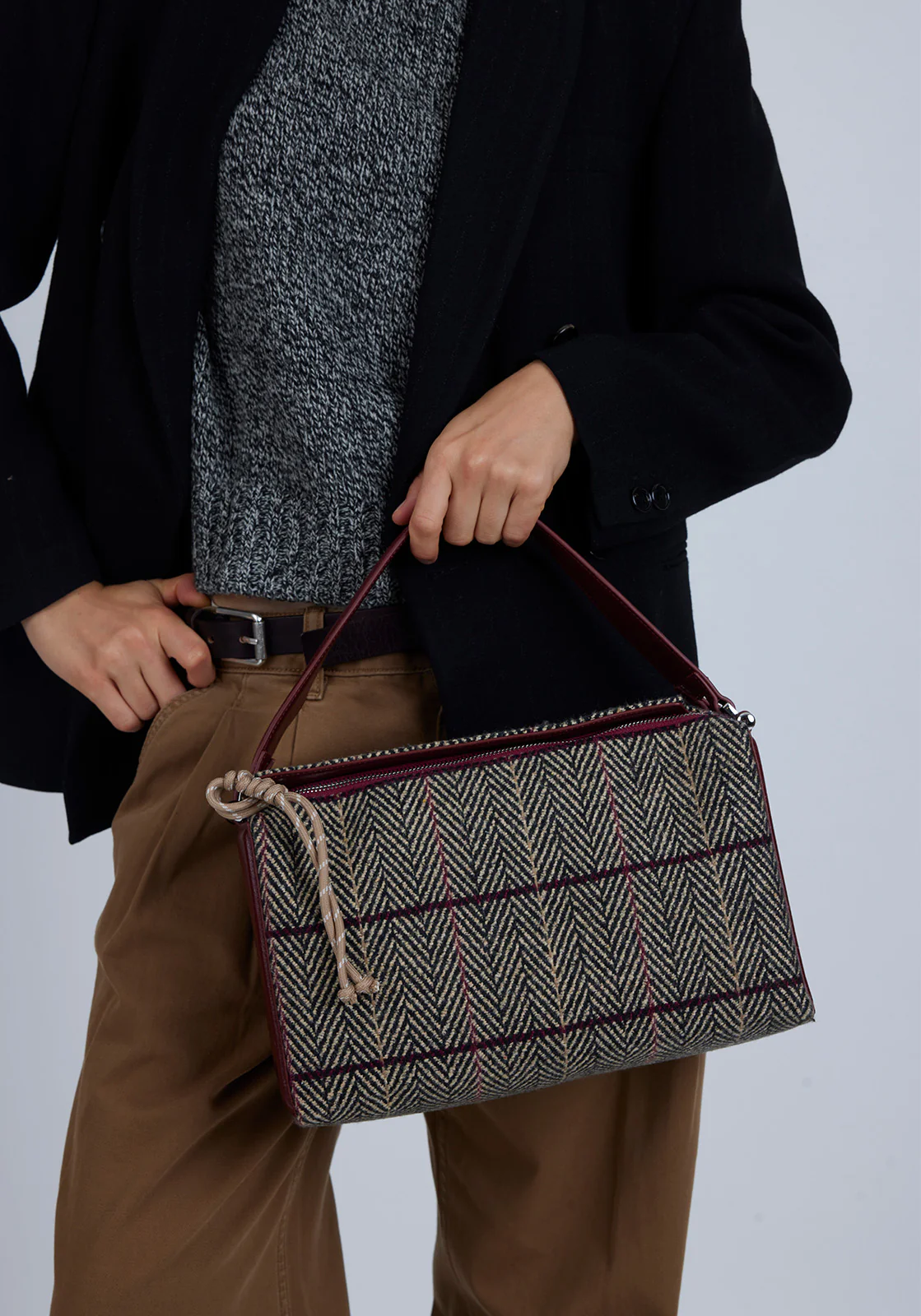 Chicago Bag Tartan Red - Image 4