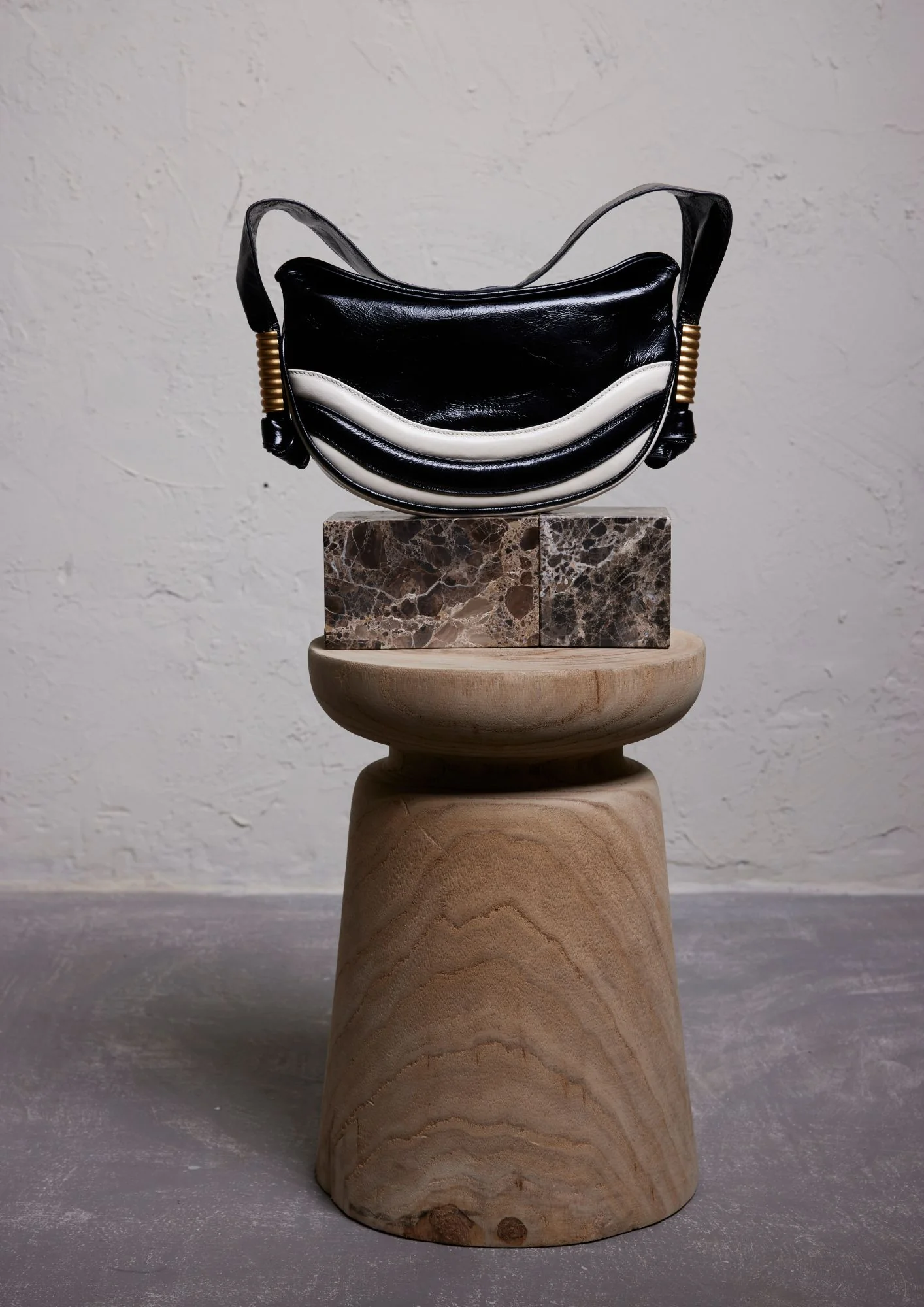 Penelope Shoulder Bag Black & White - Image 6