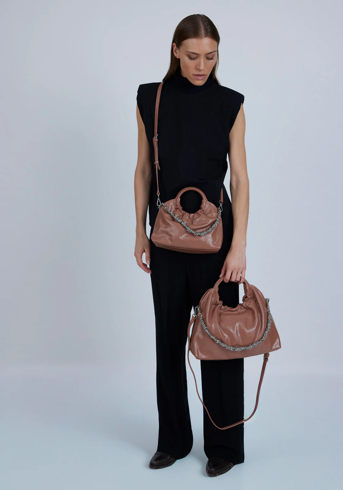 Lucca Bag Large Nude - Image 4