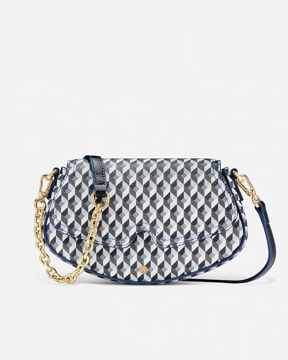 Eyeflap Crossbody Born B&W Navy - Image 3